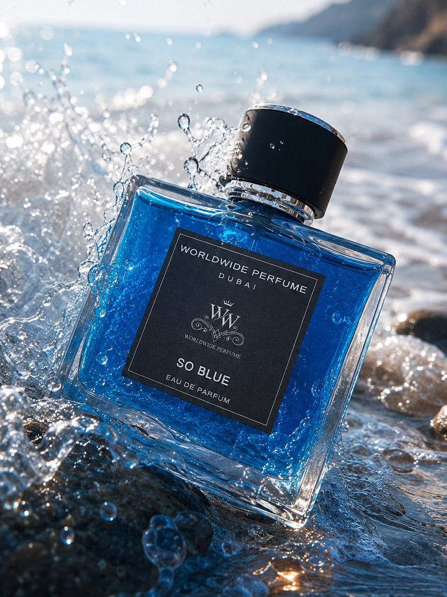 So blue